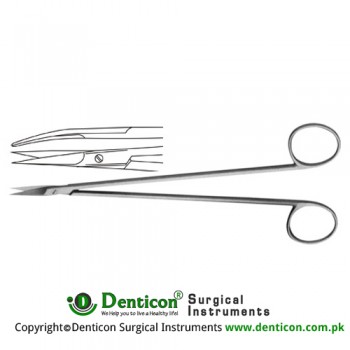 Vascular Scissor Curved Stainless Steel, 19 cm - 7 1/2"